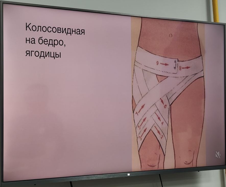 Колосовидная на бедро