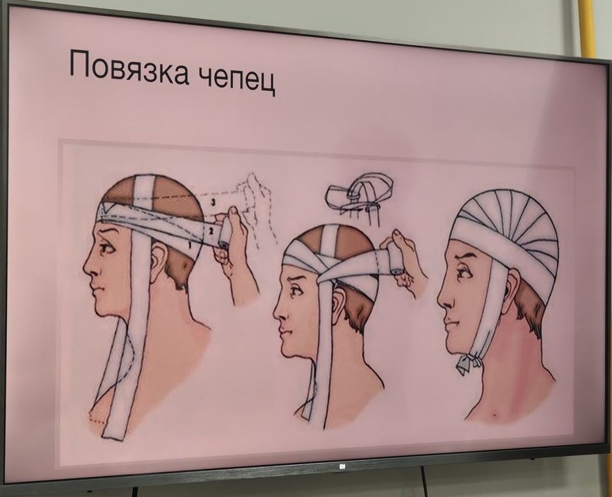 Повязка чепец